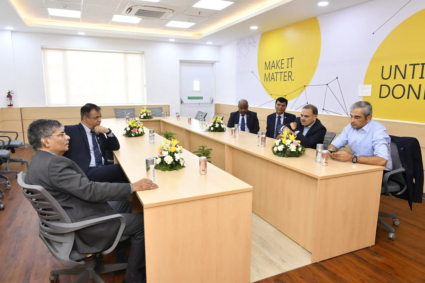 STH Events leadership team in a meeting
