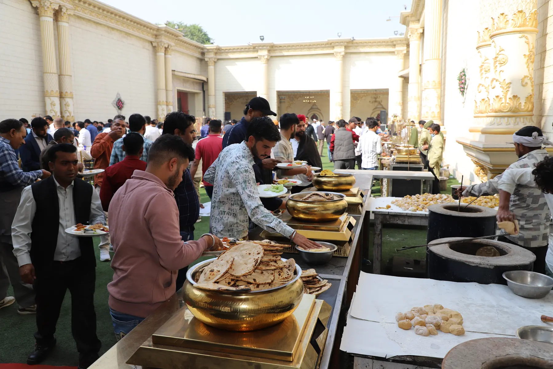 Live catering counter by STH Events