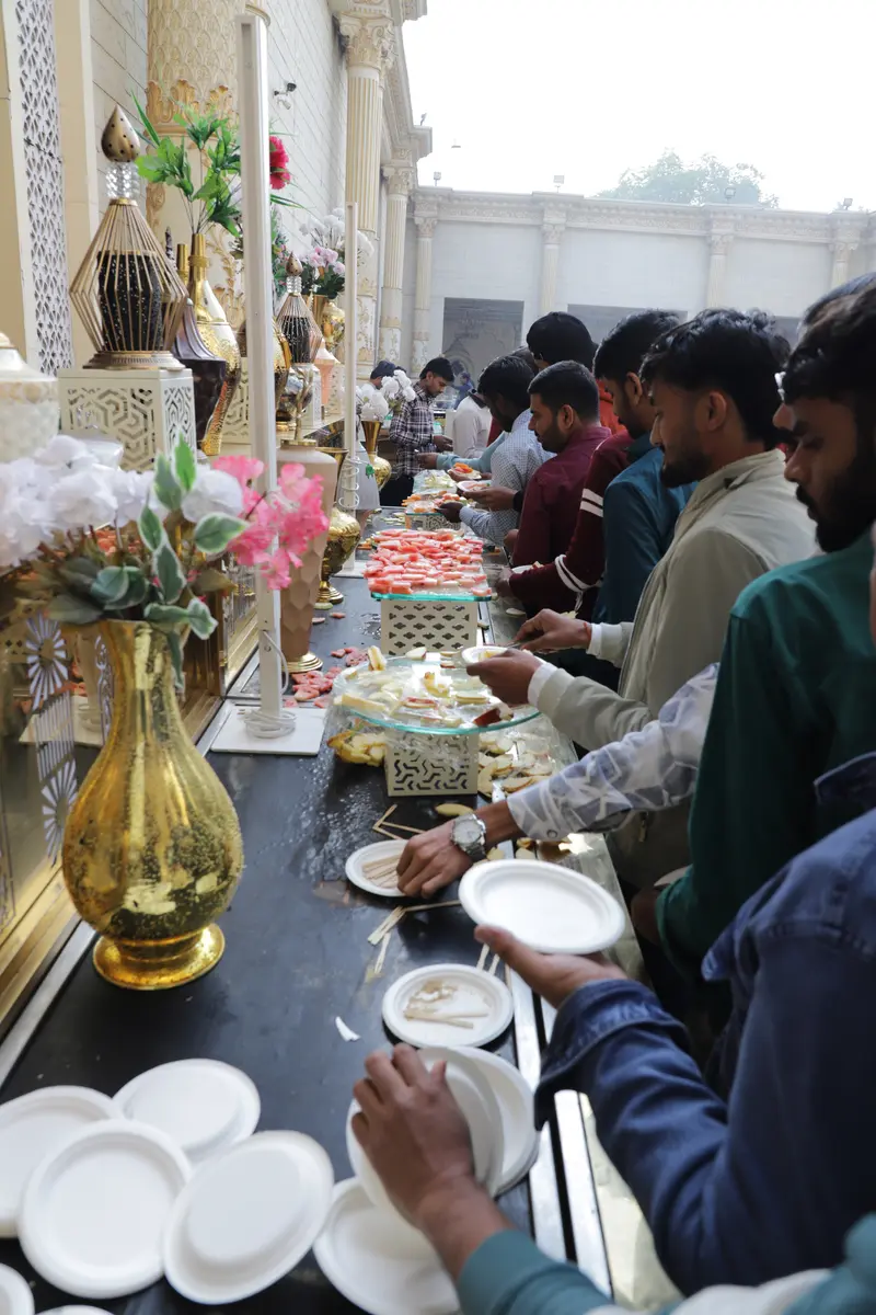 Outdoor catering counter by STH Events